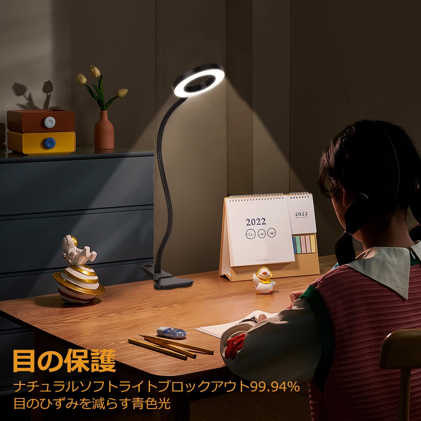 クリップライト ledライト Adoric 明るい USB給電式照明 読書灯 3色4階段調光 卓上ライト 40LED 折り畳み型 自撮りライト 会議ライト イーゼル メイクライト デスクライト タイマー機能付き
